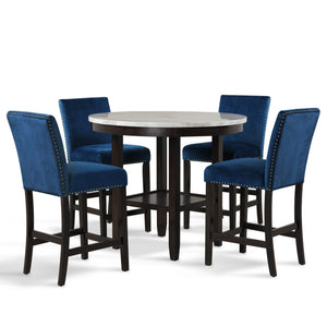 Celeste - Round Counter Table - Espresso