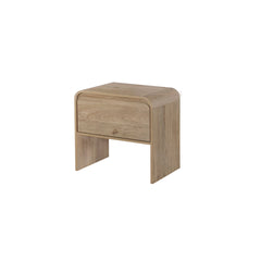 Introducing the Mara One Drawer End Table, a testament to eco-friendly craftsmanship and modern design. Crafted from durable manufactured wood and adorned with environmentally friendly laminate, this end table offers both style and sustainability. Its amp