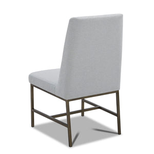 Crossings - Round Dining Table With 4 Upholstered Chairs - Brown & Light Gray