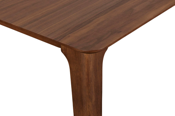  minimalist design of the 60-inch dining table and accompanying 4