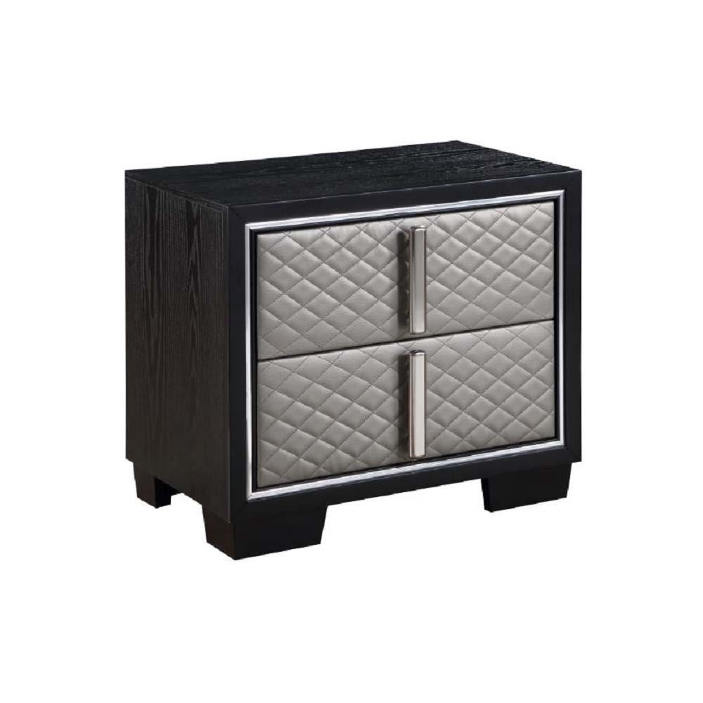 Nicola - Nightstand - Silver