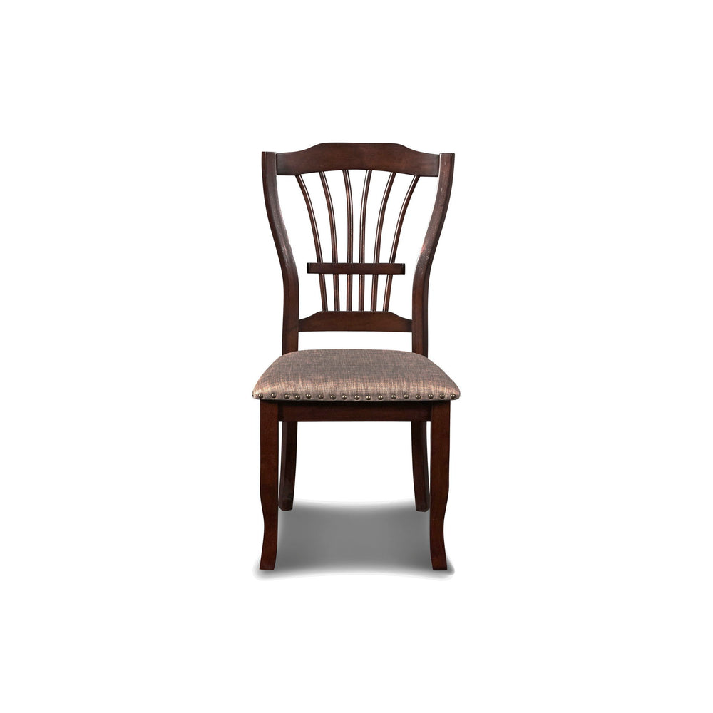 The Bixby Wood Splat Back Dining Chairs, available as a set of two, combine timeless style with lasting durability, making them a perfect addition to both formal and casual dining spaces. Expertly crafted from solid Rubberwood, these chairs are built to e
