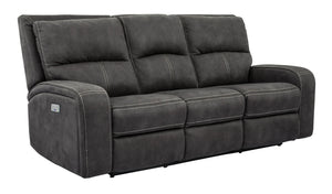 Polaris - Power Reclining Sofa And Recliner - Slate