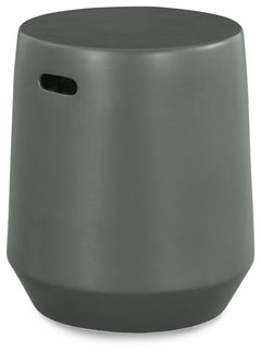 Add a pop of edgy elegance to an indoor or outdoor space with this masterfully minimalist ceramic stool. Its sleek design includes handholds on the sides for easier mobility. An inspired side table or plant perch, itâ€™s also outstanding all on its own.<b