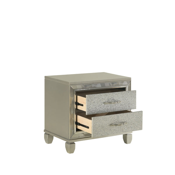 Radiance - Nightstand - Silver