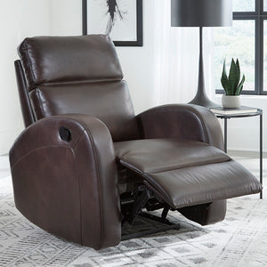 Devin - Manual Recliner (Set of 2) - Pebble Brown