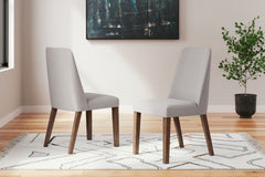 A refreshed take on retro aesthetics. This side chair adds an air of playful simplicity to your dining space, capturing the architectural language of mid-century stylings. The seat invites the eye with a soft-edged silhouette and light gray cushion. A cas