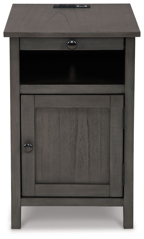 Treytown - Gray - Chair Side End Table