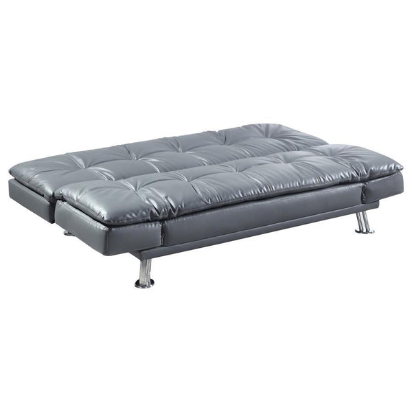 Dilleston - Upholstered Tufted Convertible Sofa Bed - Gray