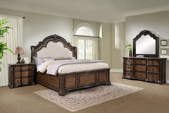 Experience the grandeur of classic elegance with this exquisitely crafted bedroom collection, designed to bring timeless sophistication to your space. The ornate detailing, intricate carvings, and rich wood finish exude a regal charm, while the gracefully