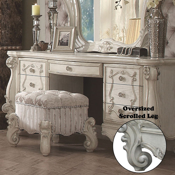 Versailles - Vanity Desk - Bone White