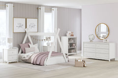 Designed for the young and the young at heart, this bedroom package offers a unique and fun sleeping experience. Whether you-'re looking to create a magical play area for your little ones or simply want to add a touch of whimsy to your bedroom, this versa