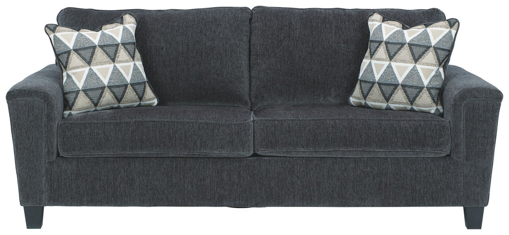 If youâ€™re looking for a smokinâ€™ hot look priced to entice, youâ€™re sure to find this space-conscious, budget-conscious sofa beautifully fits the bill. Covered in a smoke gray chenille upholstery loaded with plush texture, this less-is-more contempora