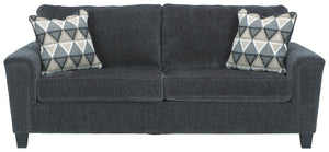 If youâ€™re looking for a smokinâ€™ hot look priced to entice, youâ€™re sure to find this space-conscious, budget-conscious sofa beautifully fits the bill. Covered in a smoke gray chenille upholstery loaded with plush texture, this less-is-more contempora