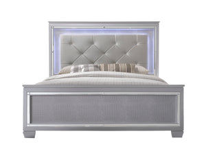 Lillian - California King 4 Piece Bedroom Set - Gray