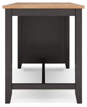 Gesthaven - Natural / Brown - Rectangular Dining Room Counter Table