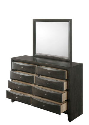 Emily - Queen 4 Piece Bedroom Set - Gray