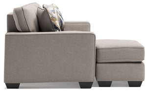 Greaves - Stone - Sofa Chaise