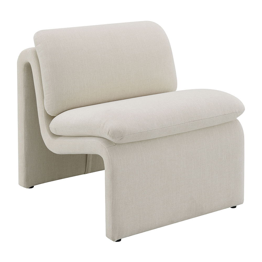Step into a world of elegance with the Jaeda sofa collection, featuring luxurious ivory and green boucle fabric. Its full foam cushions and sturdy wooden inner frame promise unmatched comfort and durability. The tight seat and back cushions maintain a sle