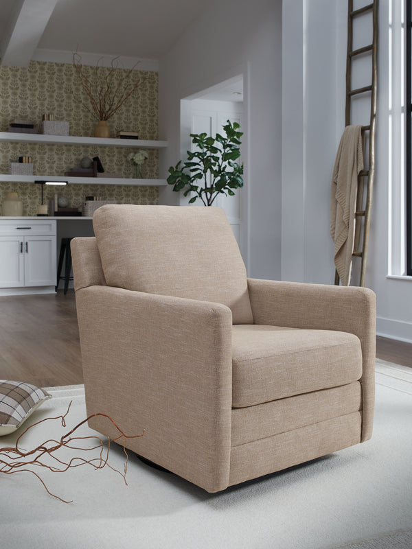 Freybourne Next-Gen Nuvella - Swivel Accent Chair - Twill