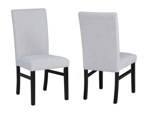 Tracy - 5 Piece Dining Room Set - Dove / Black