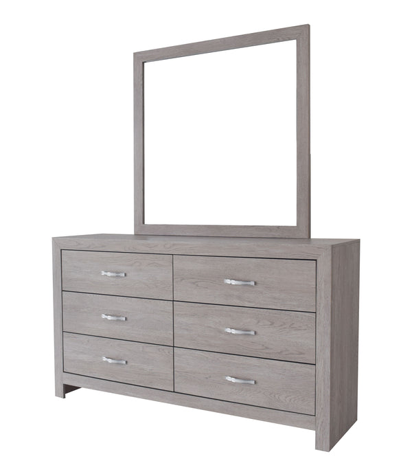 Jaylen - King 5 Piece Bedroom Set - Limed Oak