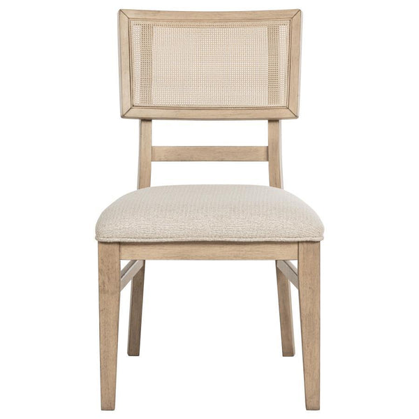 Kailani - Radio Weave Cane Dining Side Chair (Set of 2) - Beige Oak