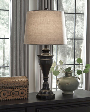 Darlita - Bronze Finish - Metal Table Lamp (Set of 2)
