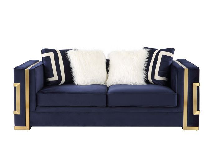 â€§Seat Construction: Full Foamâ€§Wooden Inner Frameâ€§Loose Seat & Tight Back Cushionâ€§6 Pillows Includedâ€§Metal Trimâ€§Metal Legâ€§Foam Density: D28/D25/D20<br/><br/><b>Product Features</b><ul><li>Seat Construction: Full Foamâ€§Wooden Inner Frameâ€§Lo