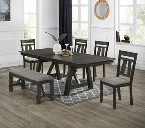 Maribelle - Table Top - Gray & Brown