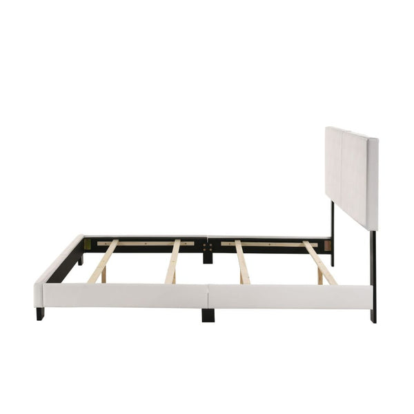 Lien - Queen Bed - White PU
