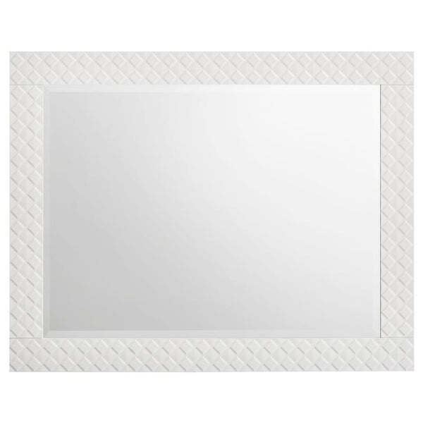  creating a cohesive look. This mirror features a sturdy