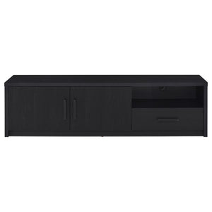 Murray - 70## 2-Door TV Stand Media Console - Black