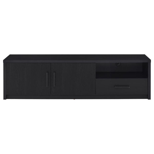 Murray - 70## 2-Door TV Stand Media Console - Black