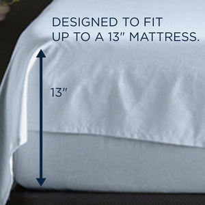 Linens - Tempur ProAir Sheet Set - Sleepy Blue - Twin Long