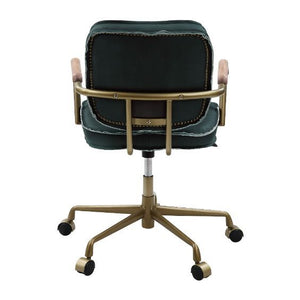 Siecross - Office Chair - Emerald Green Leather