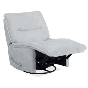 Leo - Armless Recliner (Set of 2) - Silver Fox