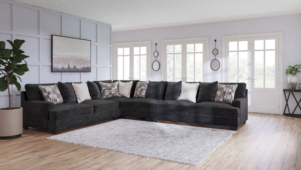 A match made in heaven, this sectional marries a cool, contemporary look and a decadently soft, plush microfiber feel. This irresistibly comfortable union is love at first touch at the end of a long day, or anytime you-'re ready to get serious about relax