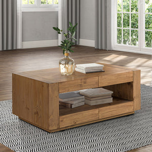 The Harian collection with its brown finish, exudes rustic charm and modern elegance.These tables are perfect for creating a cohesive, inviting living space where functionality meets timeless appeal. Enhance your home with the natural warmth and sturdy co
