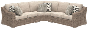  this 3-piece sectional elevates the art of indoor-outdoor living. Beautiful and durable enough for indoor and outdoor use