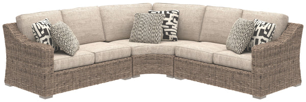  this 3-piece sectional elevates the art of indoor-outdoor living. Beautiful and durable enough for indoor and outdoor use