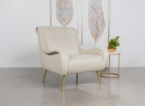  this accent chair offers an artisan approach to furnishings in your custom casual or semi-formal space. Embellish a living room or family room with a chic chair creating palette versatility and a romantic ambiance. Relax