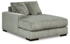 This left-arm facing corner chaise is made with polyester upholstery. Pairs with other items in the series to make a sectional.<br><br><b>Additional Dimensions</b><br><ul><li>Arm height: 24-"</li><li>Seat depth: 56-"</li><li>Seat height: 21-"</li><li>Top 