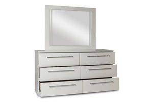  ripple-free surface and a glossy white laminate finish that offers a s