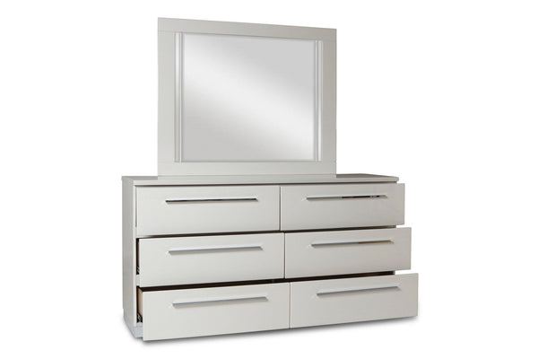 ripple-free surface and a glossy white laminate finish that offers a s