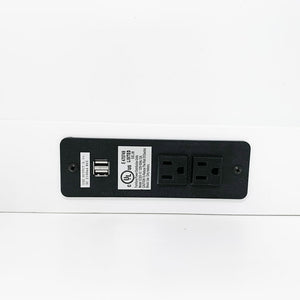  Knob: Metal Nickele Wooden Tapered Leg<br/><br/><b>Product Features</b><ul><li>Case: 1Pc/1Ctn</li><li>Finish: White</li><li>Style: 