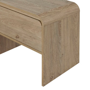 Mara - One Drawer End Table / Bedside Table - Natural
