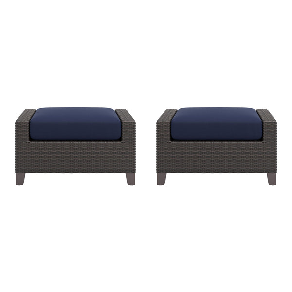 Skye - Ottomans (Set of 2) - Blue