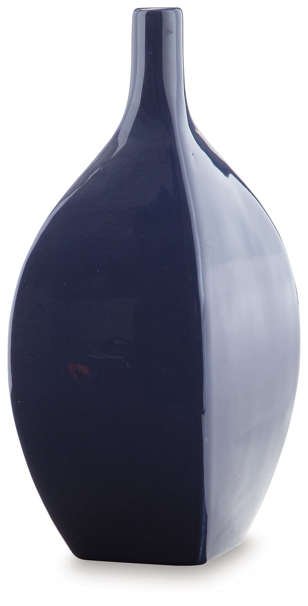 This vase is an effortless display of versatile style. Its navy blue hue makes a chic statement, whether hosting faux florals or standing alone. Sprucing up your outdoor oasis? The vase is durable enough for alfresco use, so you can add decorative flair w