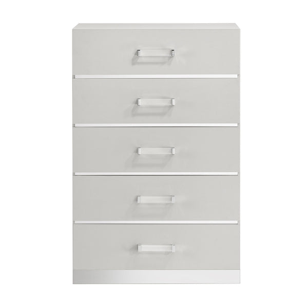  sophisticated look with a gleaming white finish